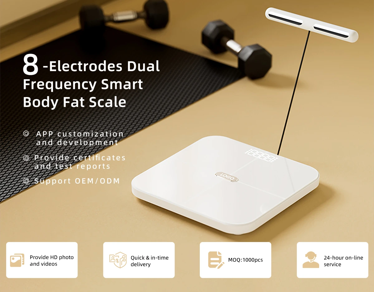 8 electrode body fat scale