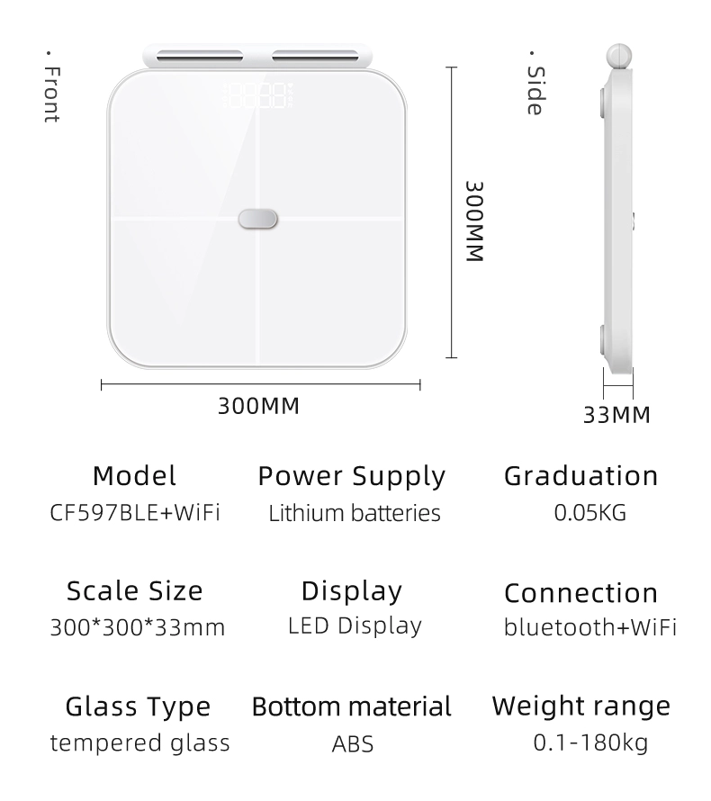 weight scale that measures body fat